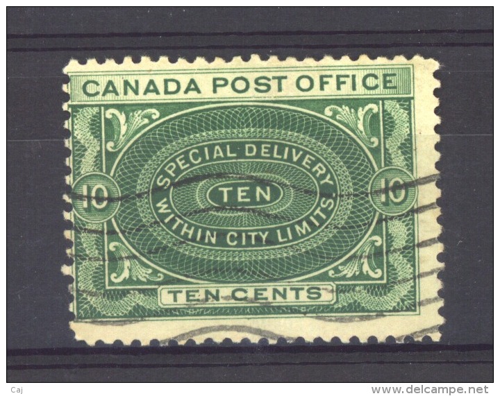 Canada  -  Exprès  :  Yv  1A  (o) - Eilbriefmarken