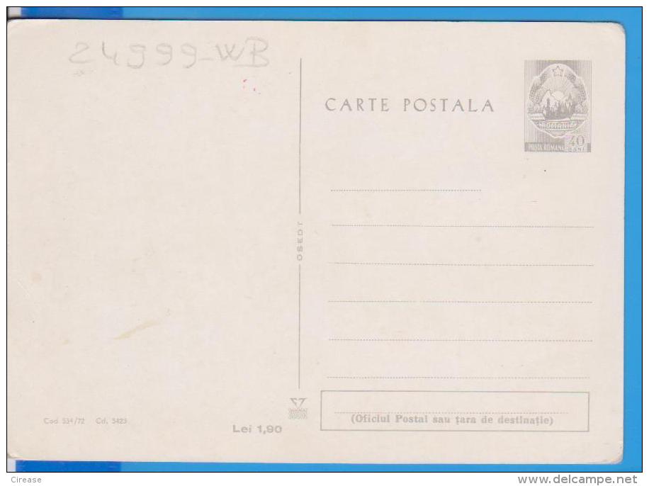 ELECTRICITY ENERGIE POVER PLANT DANUBE RIVER ROMANIA  STATIONERY ENTIER 1972 - Wasser