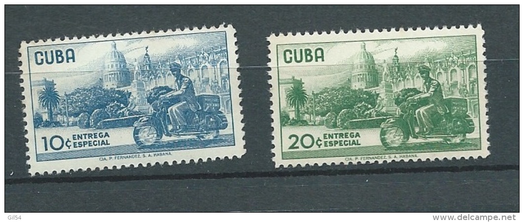 Cuba - Timbre Expres  -   - Yvert N° 22 Et 23 **  - Cw3302 - Eilpost