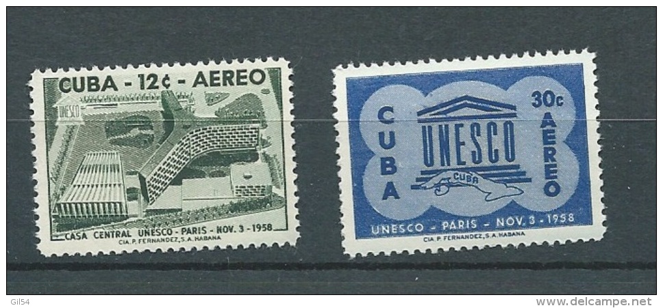 Cuba - Aérien   -   - Yvert N° 193  Et  194 **  - Cw3402 - Poste Aérienne