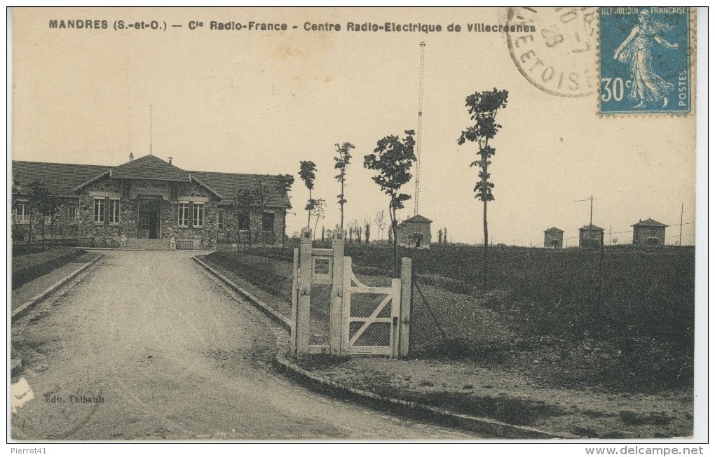 MANDRES LES ROSES - Compagnie RADIO FRANCE - Centre Radio-électrique De Villecresnes - Mandres Les Roses