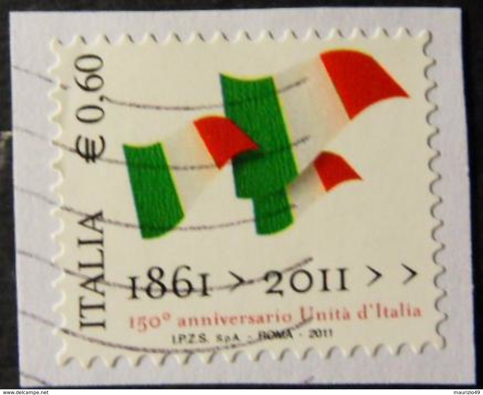 2011 Nr 3212 150º Anniversario Dell'unità D'Italia 0.60 &euro; ITALY Perfetto - Vedi Foto - 2011-20: Usati