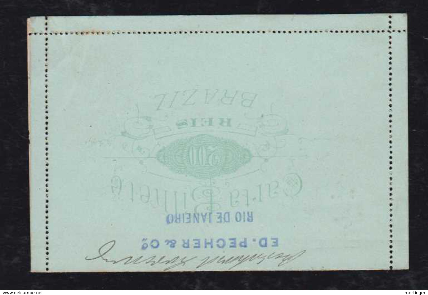 Brazil Brasil 1892 CB 13 200R Stationery Letter Card RIO DE JANEIRO To BERLIN - Postwaardestukken