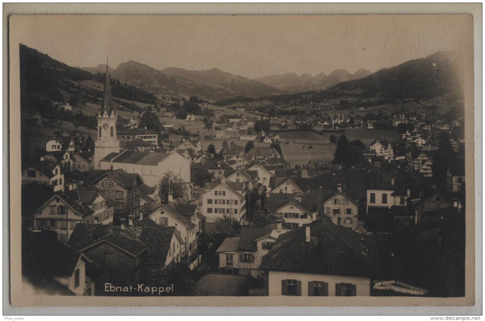 Ebnat-Kappel Mit Kirche Und Dorfpartie - Photo: Hans Gross - Ebnat-Kappel