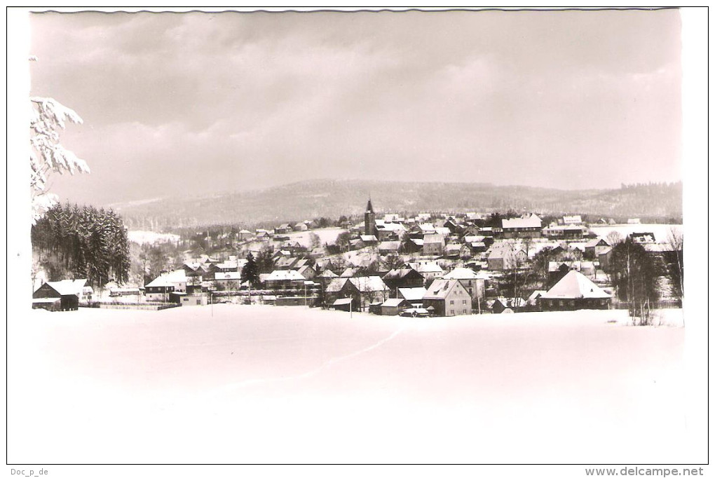 Deutschland - Fichtelberg Im Fichtelgebirge - Alte Ortsansicht Im Winter - Marktredwitz