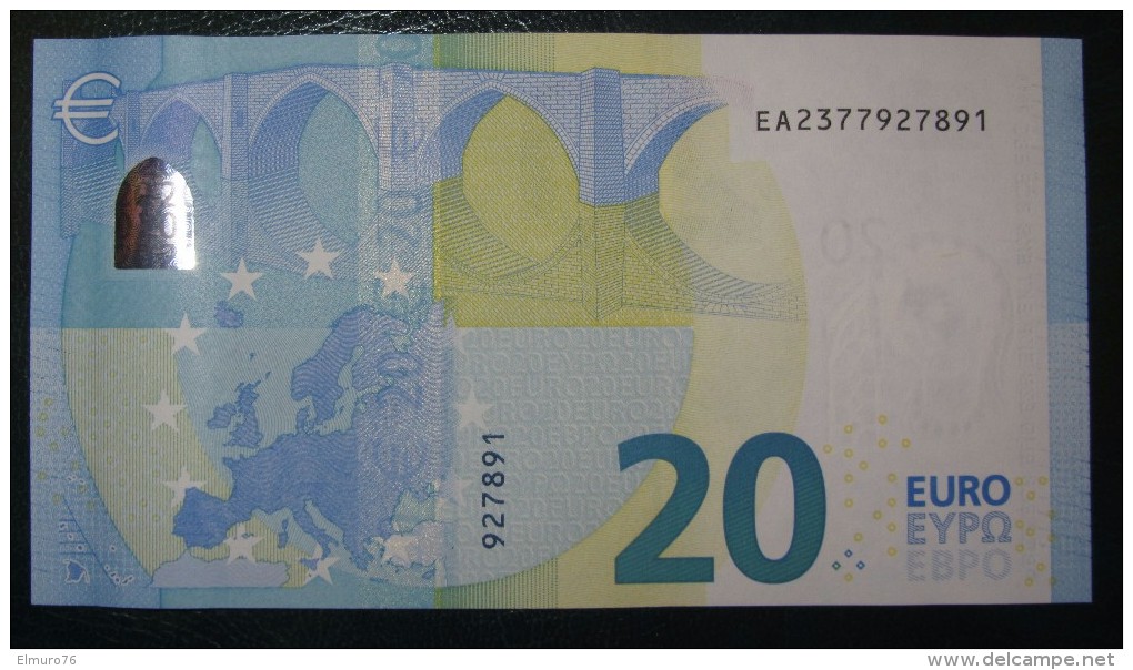 20 EURO E002A2 Draghi France Serie EA Perfect  UNC - 20 Euro