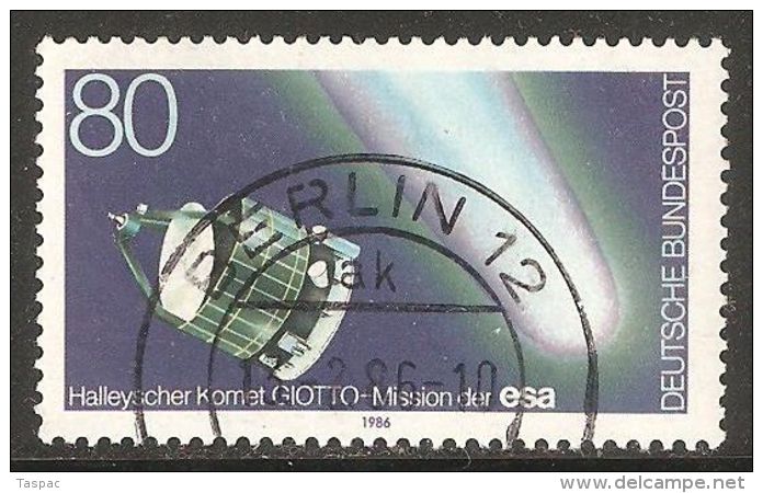 West Germany 1986 Mi# 1273 Used - Halley&rsquo;s Comet / Space - Europe