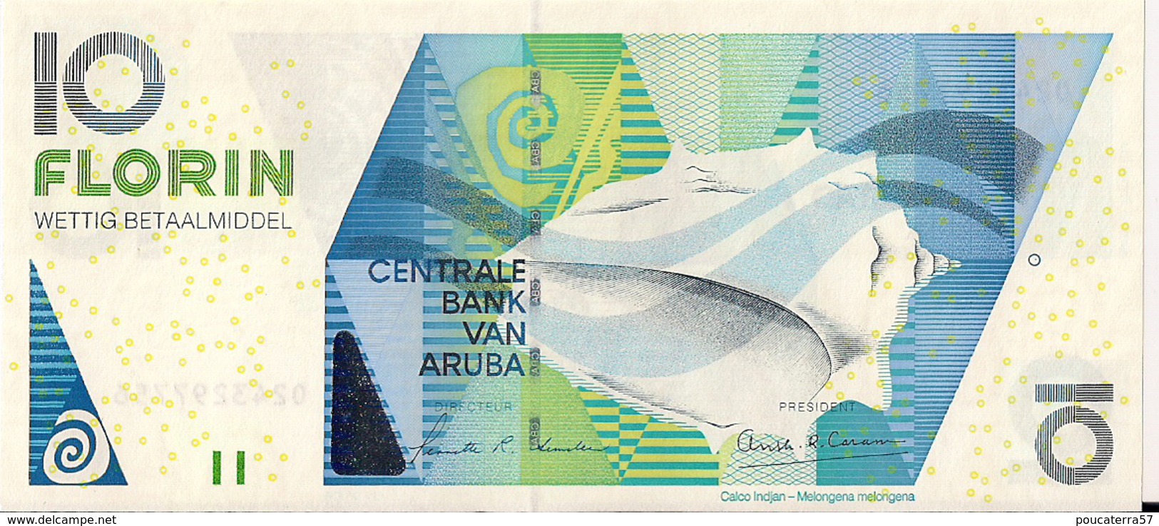 ARUBA=2003   10  FLORIN   P-16  UNC - Aruba (1986-...)