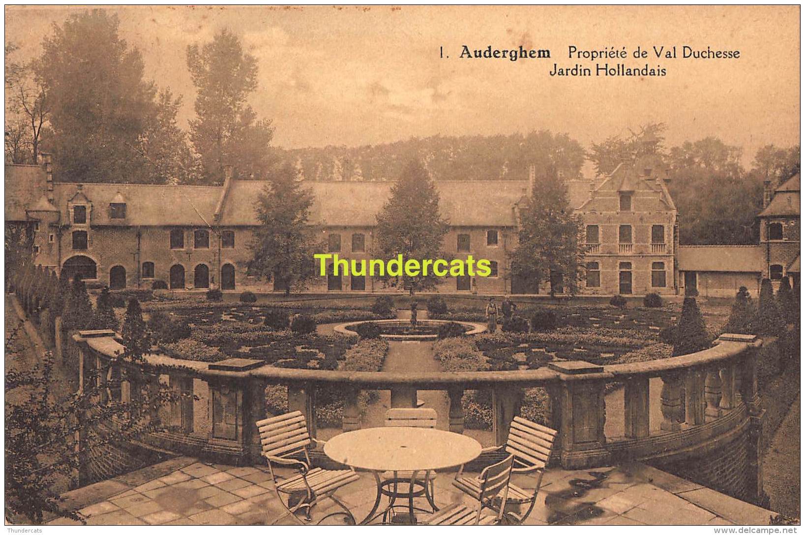 CPA  AUDERGHEM PROPRIETE DE VAL DUCHESSE  JARDIN HOLLANDAIS - Oudergem - Auderghem