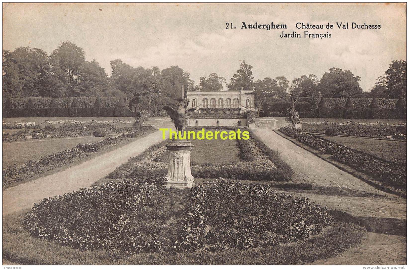 CPA  AUDERGHEM CHATEAU DE VAL DUCHESSE  JARDIN FRANCAIS - Oudergem - Auderghem