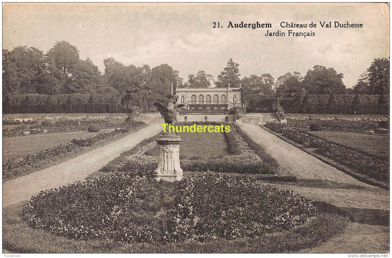 CPA  AUDERGHEM CHATEAU DE VAL DUCHESSE JARDIN FRANCAIS - Oudergem - Auderghem