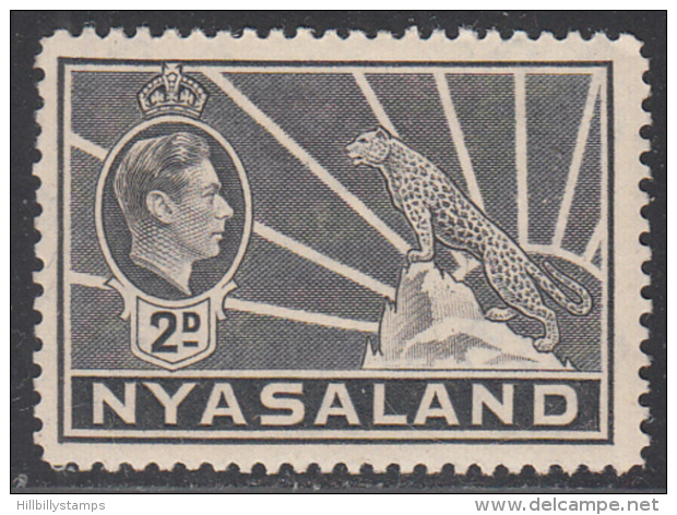 NYASALAND     SCOTT NO.  57    MINT HINGED      YEAR  1937 - Nyasaland (1907-1953)