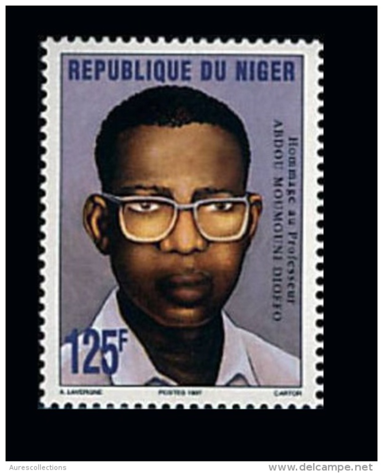 NIGER 1997 1998 YT 946 Mi 1476 Professor Professeur DIOFFO  MNH VERY RARE (MICHEL VALUE 150 EUR) - Niger (1960-...)