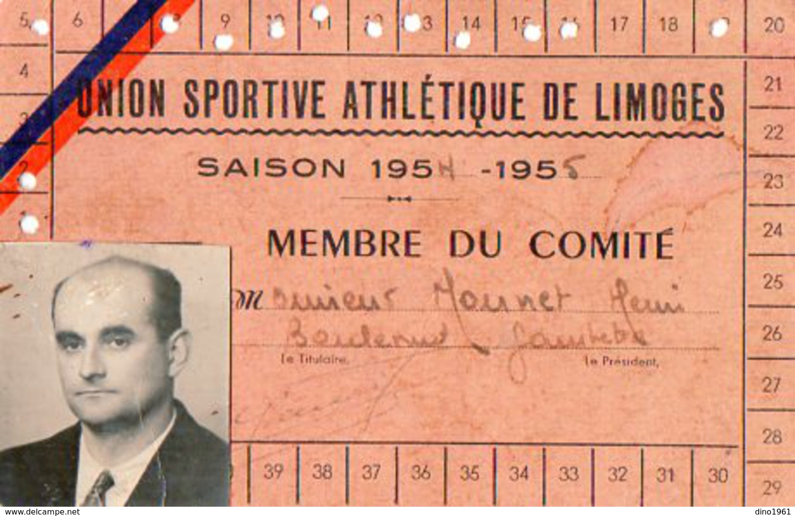 VP6531 - Carte Avec ¨Photo Union Sportive Athlétisme De LIMOGES - Autres & Non Classés
