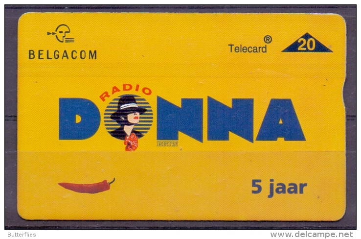 Belgie  - Radio Donna -  2 Scans - Ohne Chip