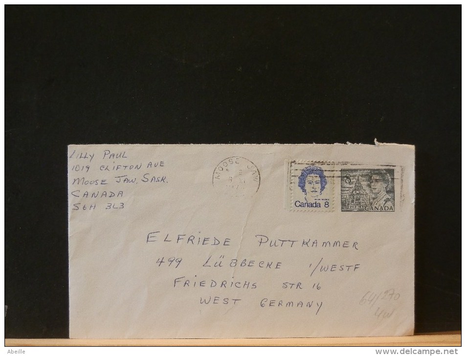 64/270   4 ENVELOPPES  CANADA - 1953-.... Reinado De Elizabeth II