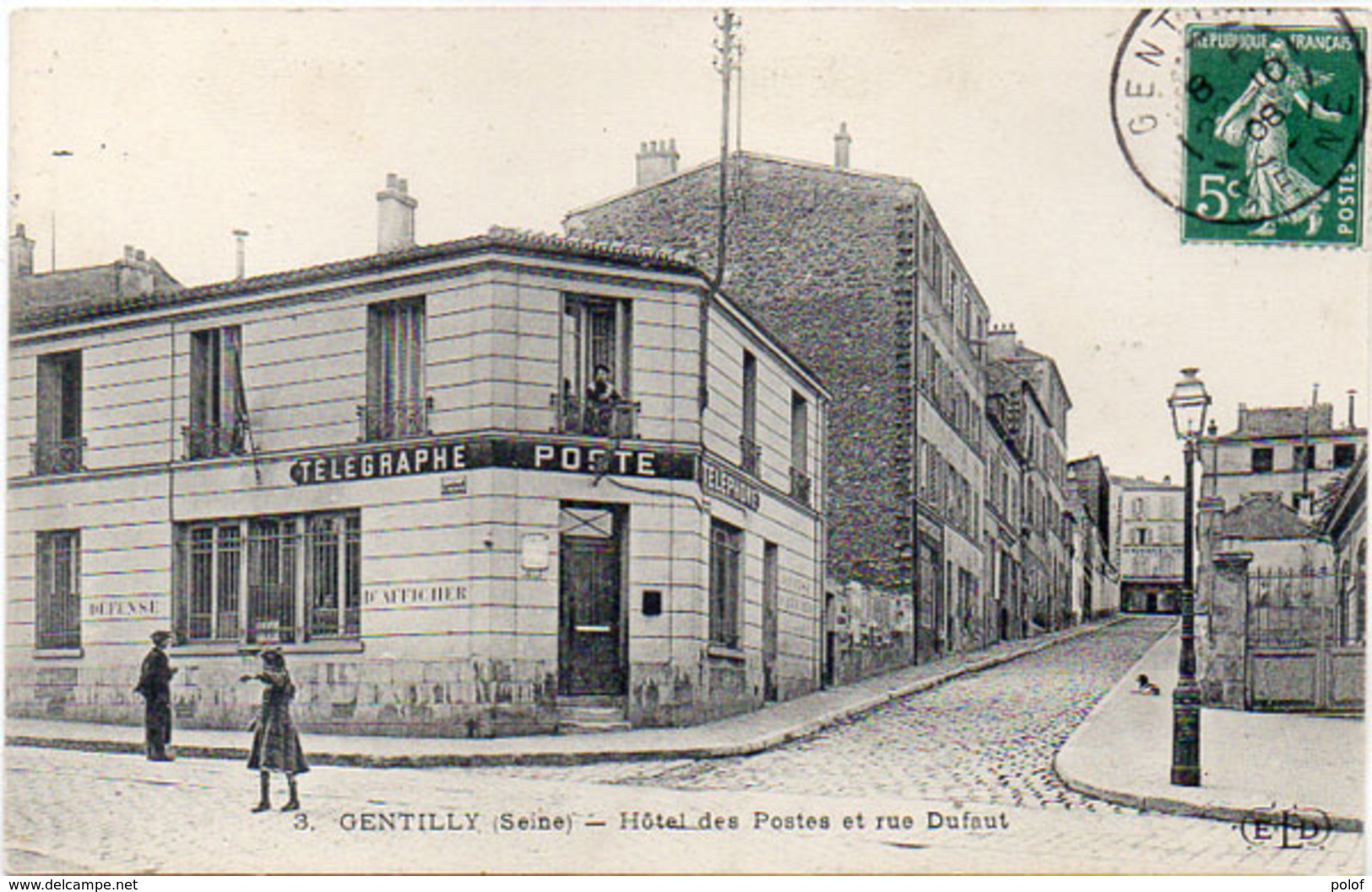 GENTILLY - Hotel Des Postes Et Rue Dufaut (92710) - Gentilly