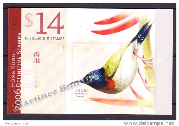 Hong Kong 2006 Yvert C1305a, Bird Fork Tailed Sunbird, Booklet - MNH - Unused Stamps