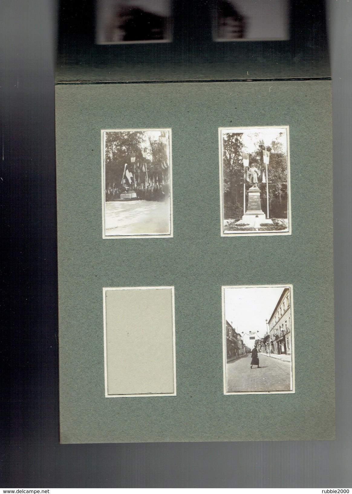 CHANTILLY VERS 1932 INAUGURATION MONUMENT JOFFRE LA GARE DE CHANTILLY HOTEL LES TERRASSES MONUMENT AUX MORTS TRIBUNE - Lieux