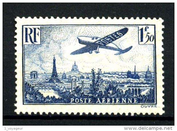 PA 9 - 1F50 Bleu - Neuf N** - Très Beau. - 1927-1959 Nuovi