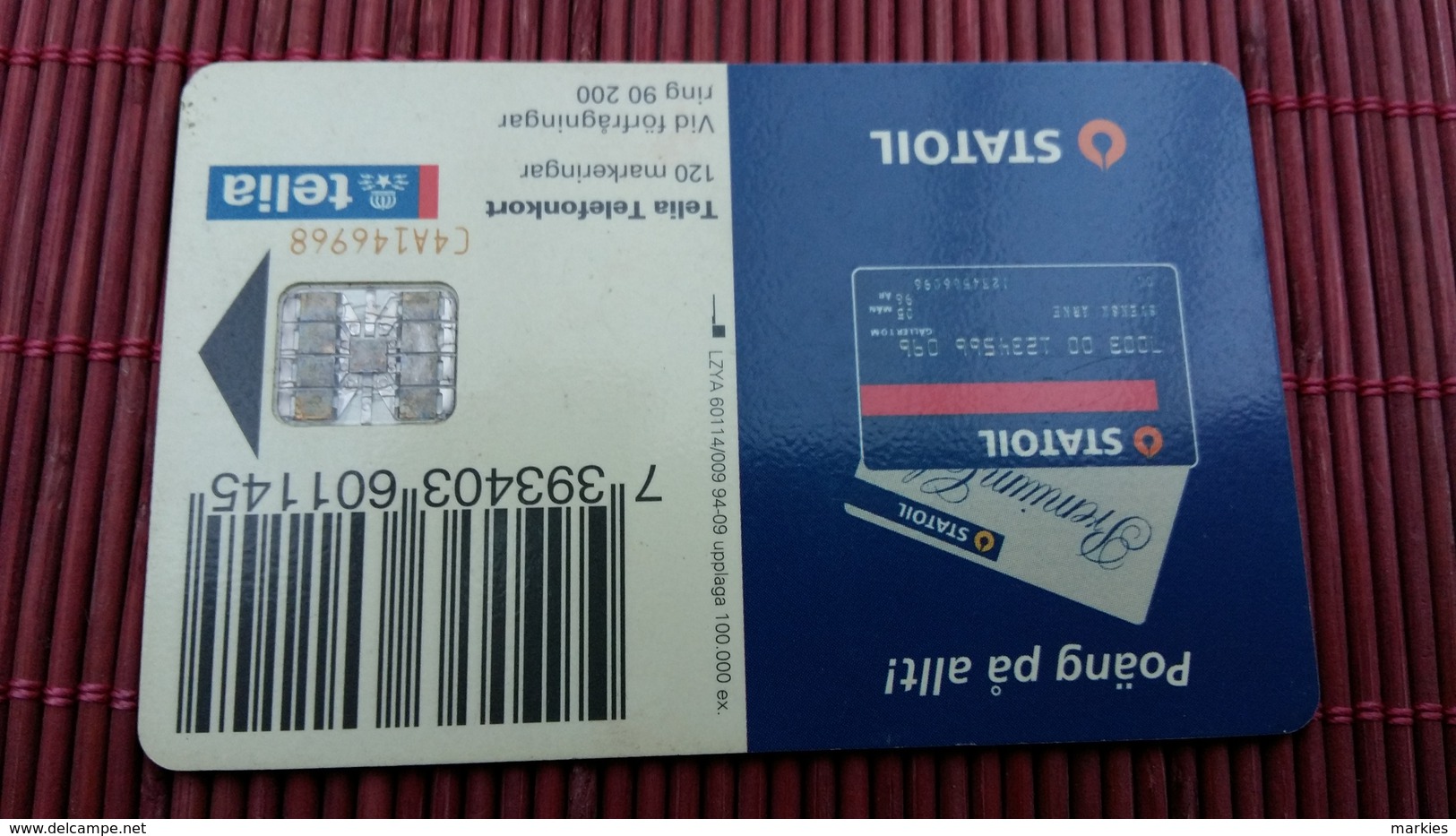 Phonecard Zweden Used   Rare - Schweden