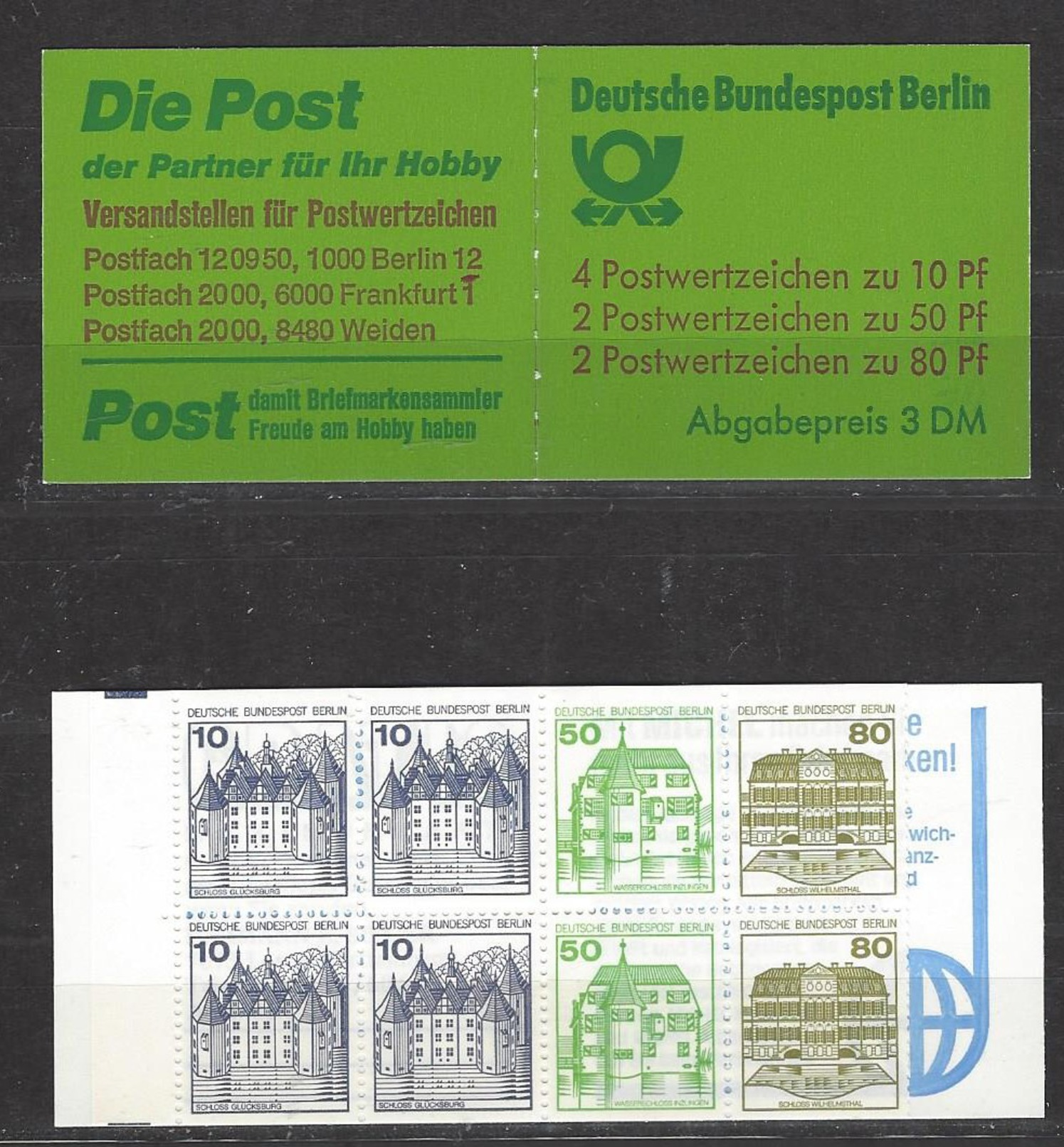 BERLIN MH Mi-Nr. 13 A - Postfrisch - Carnets