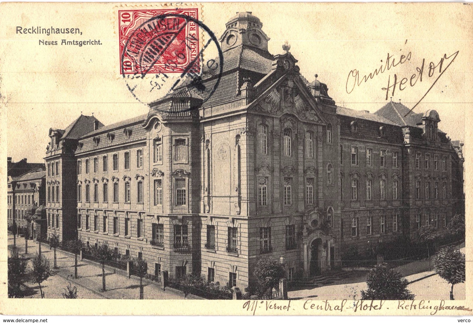 Carte Postale Ancienne De RECKLINGHAUSEN - Recklinghausen