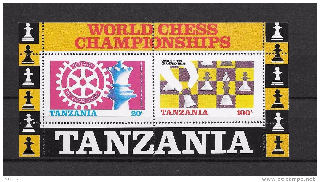 HB MUNDIAL   ///    TANZANIA    AJEDREZ - Tanzania (1964-...)