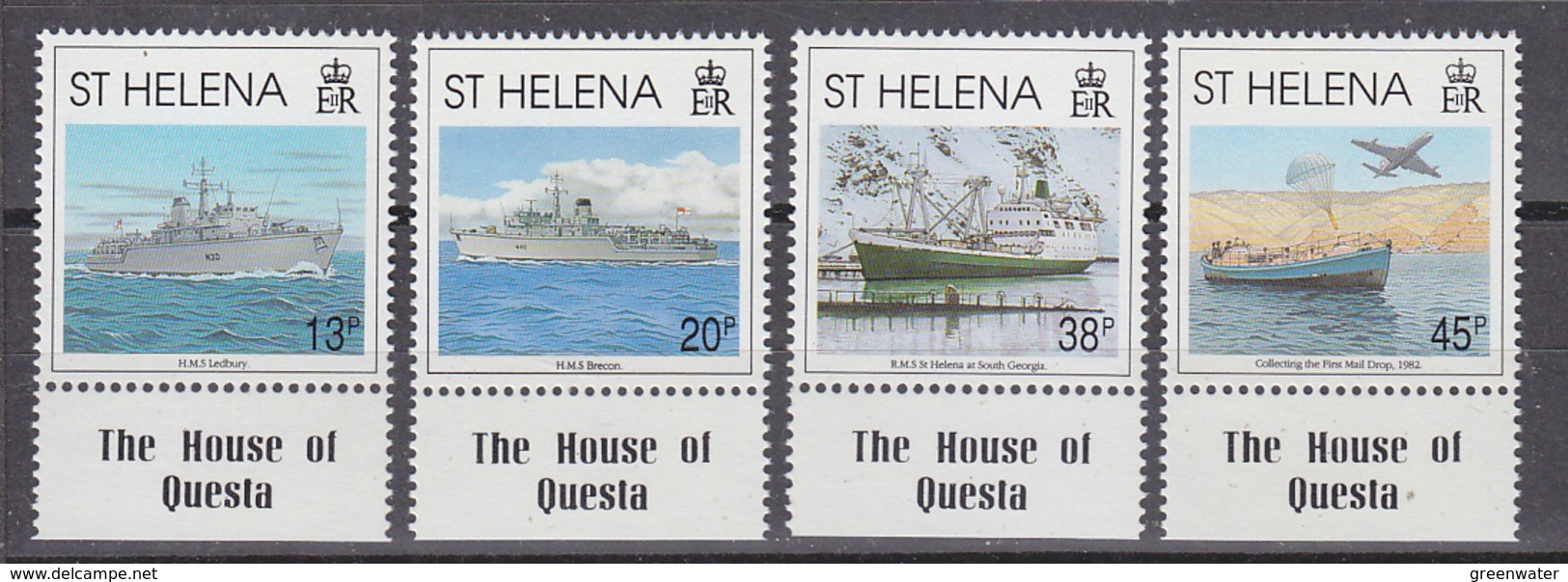 St. Helena 1992 Liberation Of The Falkland Islands 4v (+margin)** Mnh (33856A) - Sint-Helena