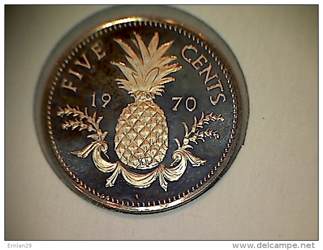 Bahamas 5 Cents 1970 ( Proof ) - Bahamas