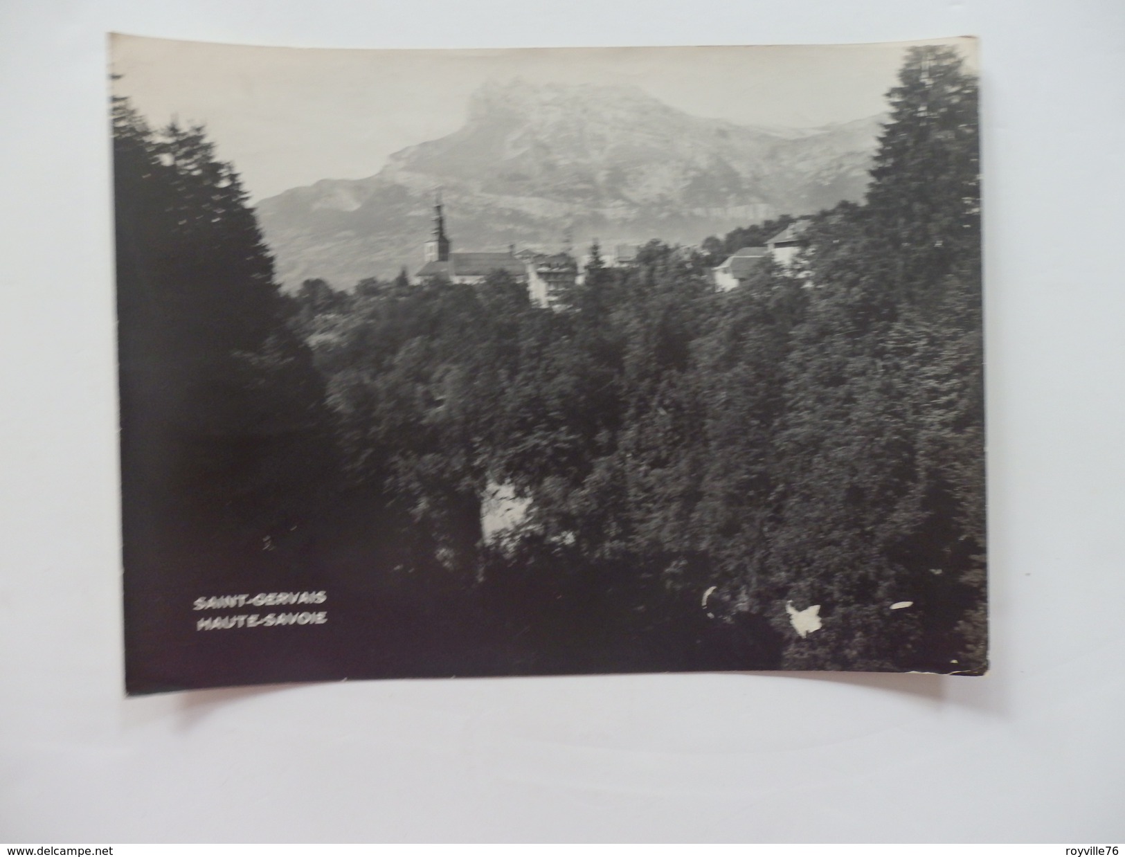 Photo De Saint-Gervais (Haute-Savoie). 25cm/18 Cm. - Altri & Non Classificati