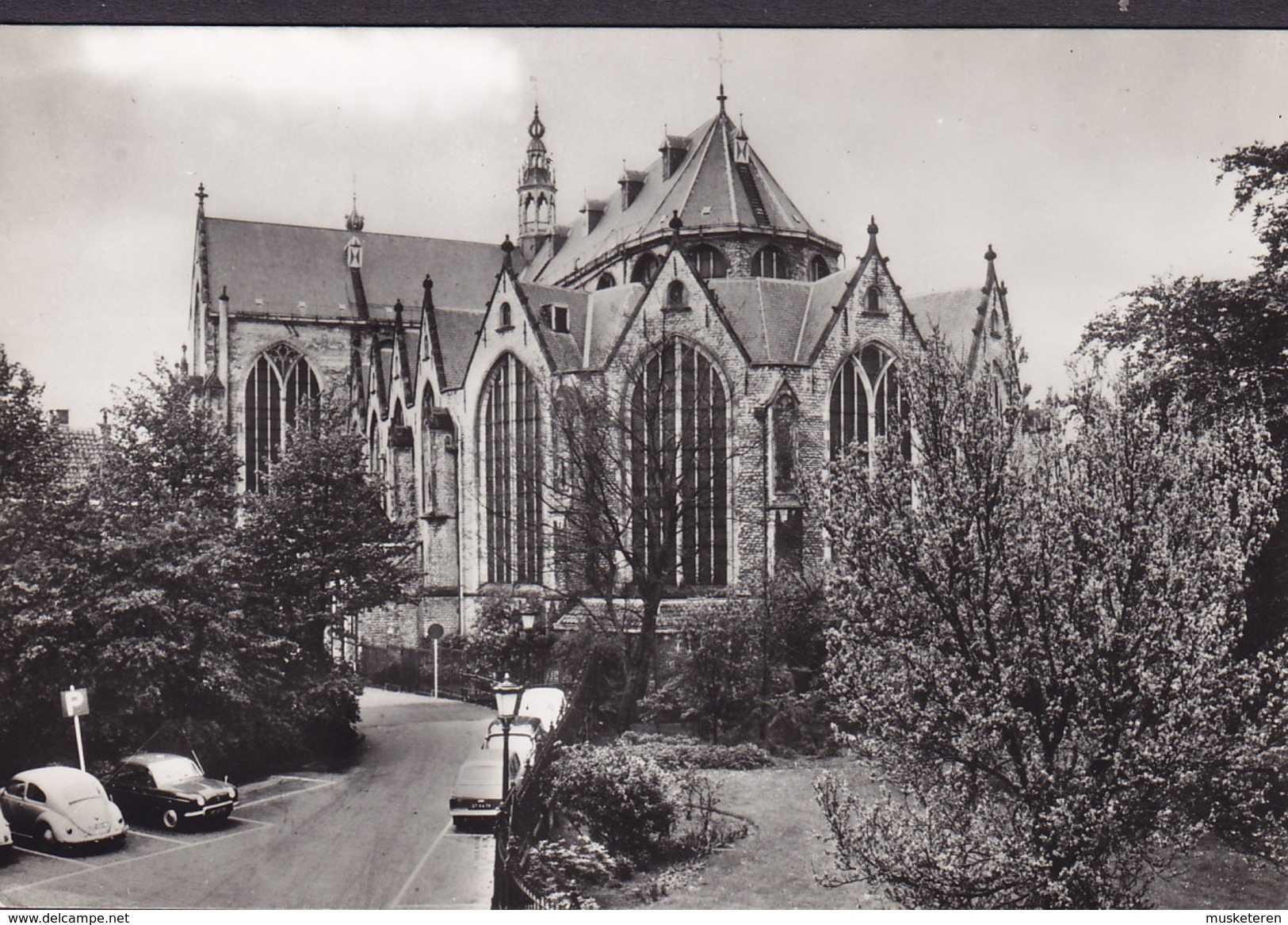 Netherlands PPC Gouda, St. Janskerk Uitg. Stichting Fonds Goudse Glazen Echte Real Photo Véritable (2 Scans) - Gouda