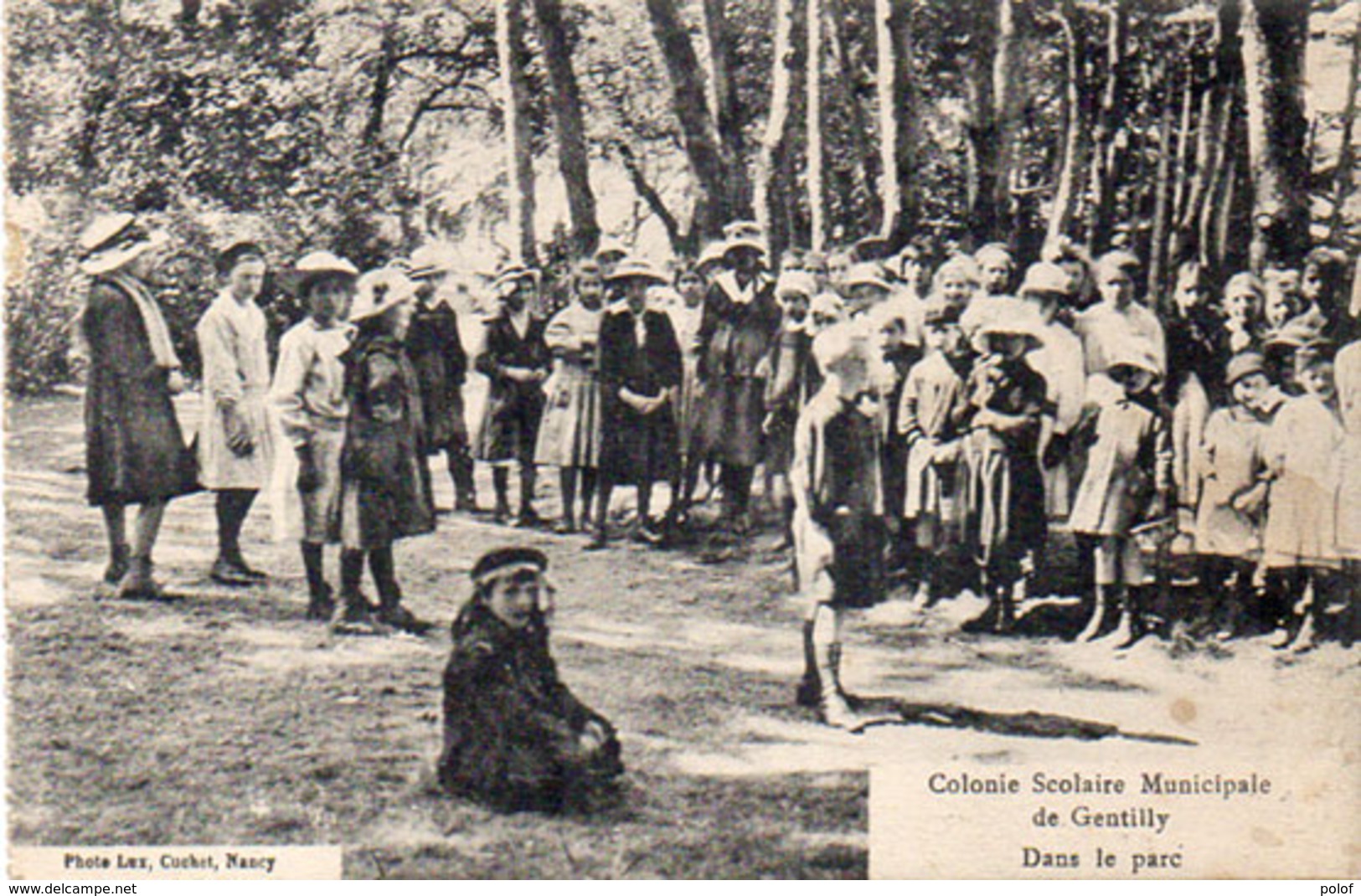 Colonie Scolaire Municiapale De GENTILLY - Dans Le Parc  (92712) - Gentilly
