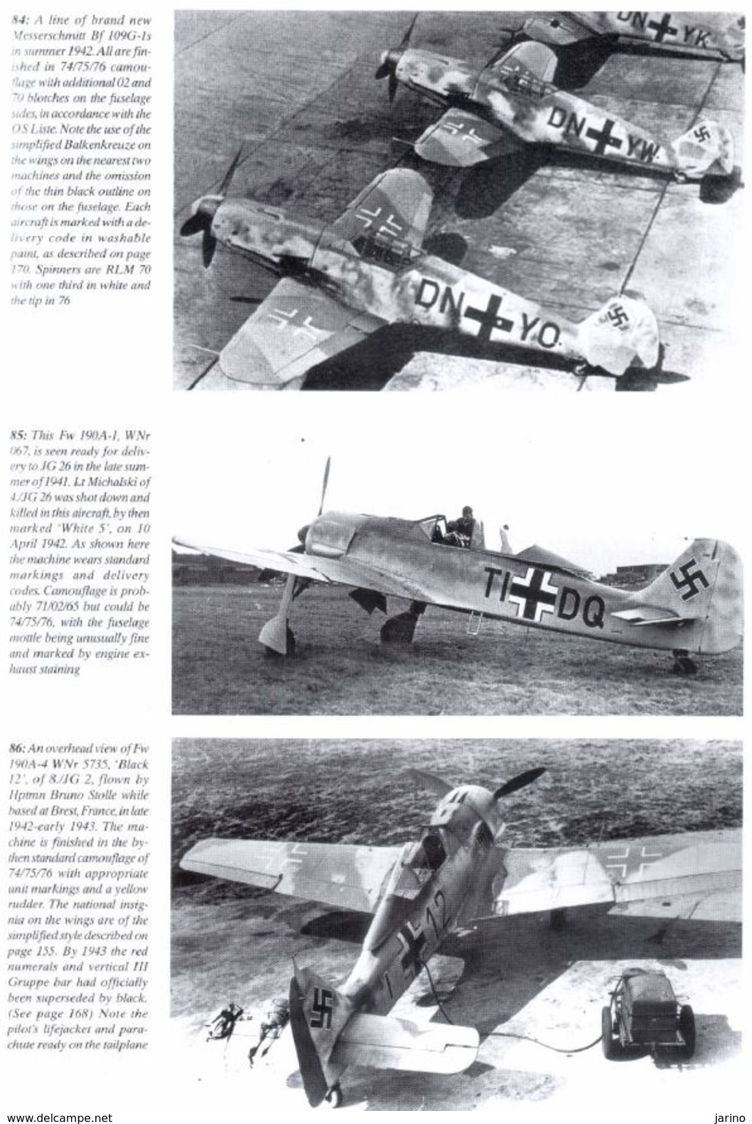 Luftwaffe Colours 1935-1945, 261 pages sur DVD, published March 1997