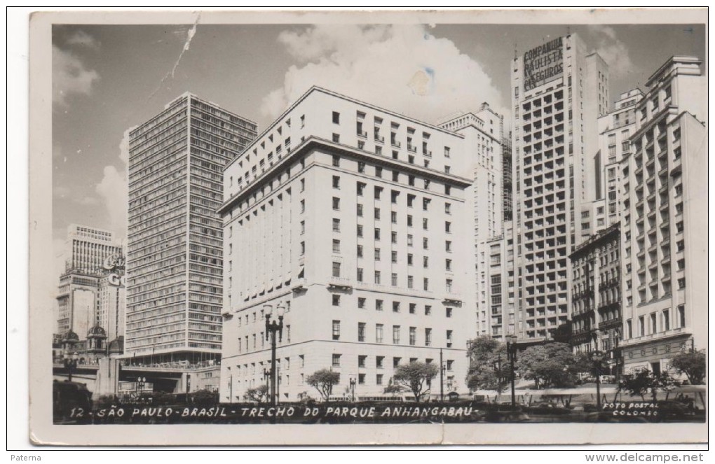 3092   Postal San  Paulo, Brasil  1961 , Firma Del Cartero - Cartas & Documentos