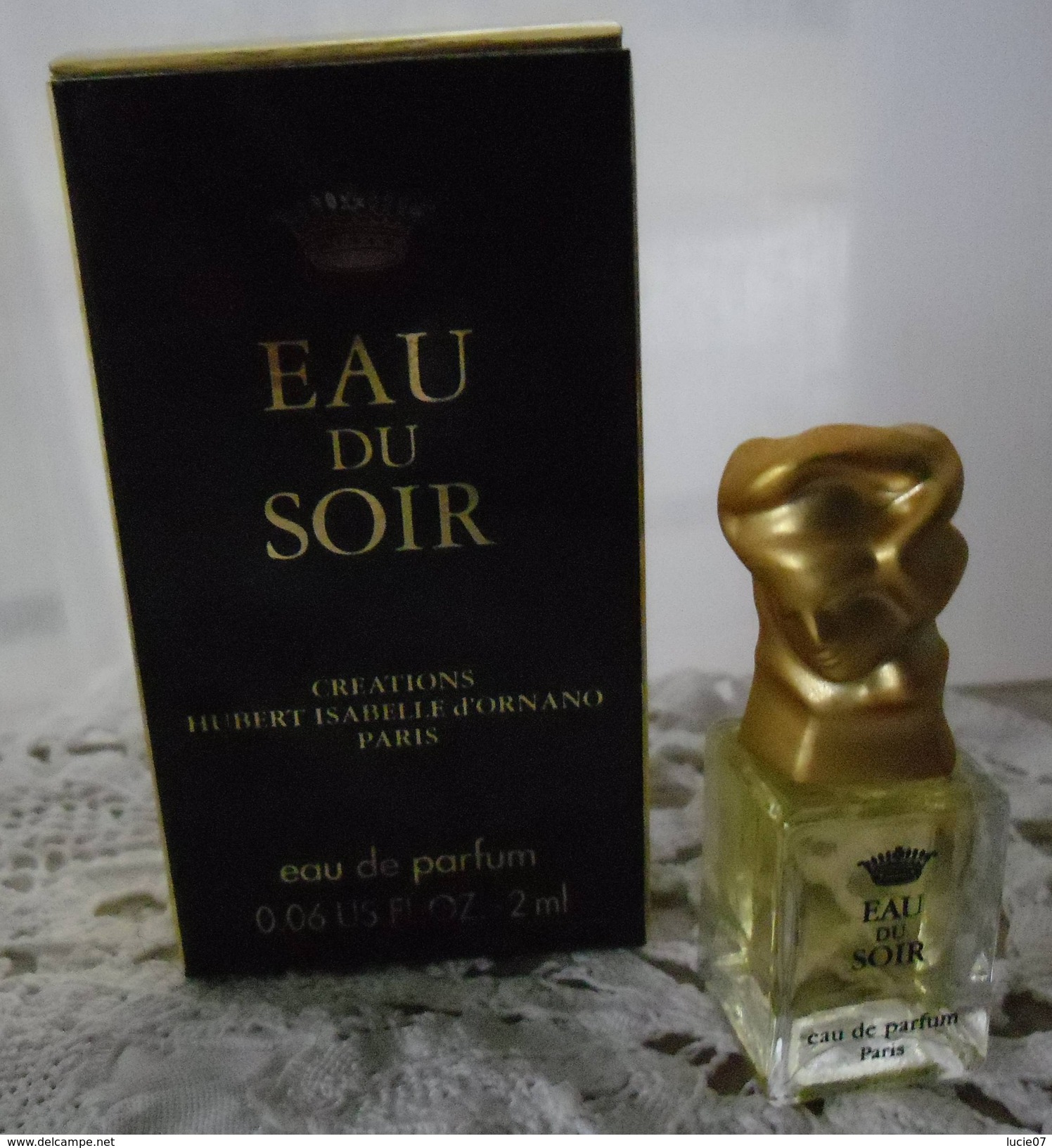 A. IMMEDIAT  Miniature SISLEY  EAU DU SOIR  + Boite - Miniatures Femmes (avec Boite)