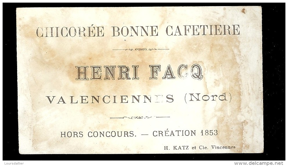 CHROMO Henri FACQ  27 - Tea & Coffee Manufacturers