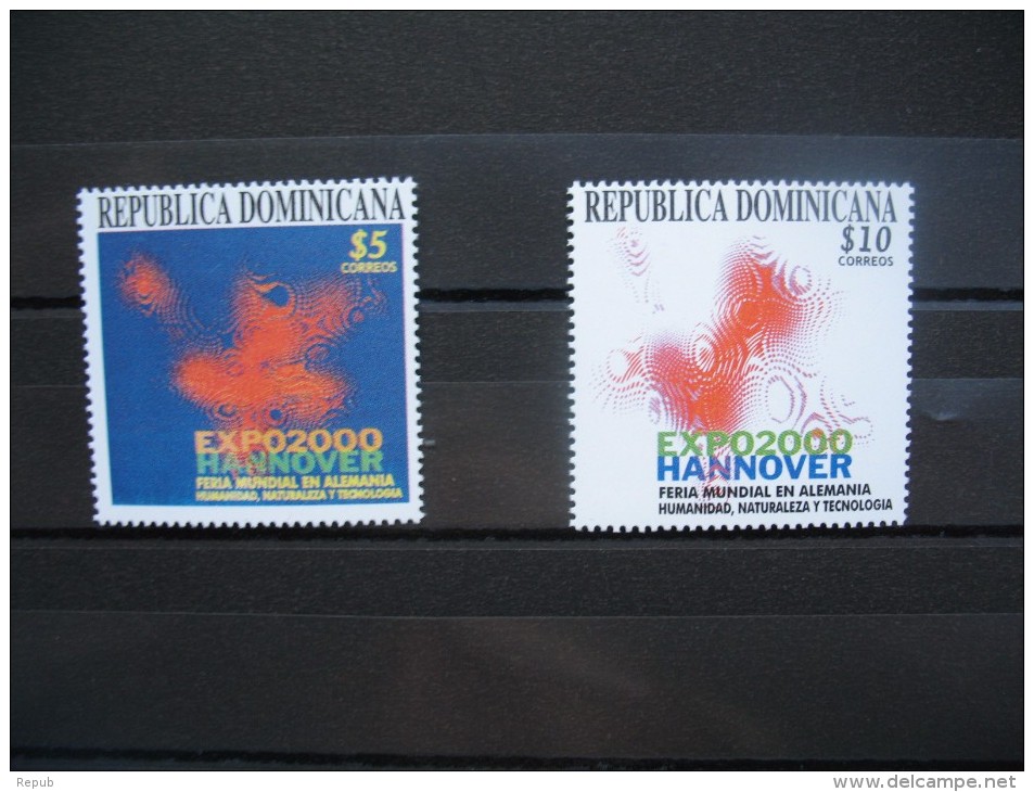 République Dominicaine  Exposition Hanovre 2000 N° 1432 Et 1433 - Dominicaine (République)