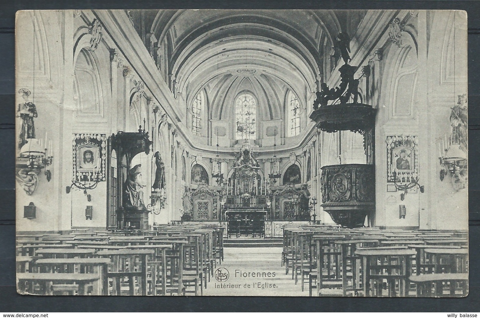 +++ CPA - FLORENNES - Intérieur De L'Eglise - Nels   // - Florennes