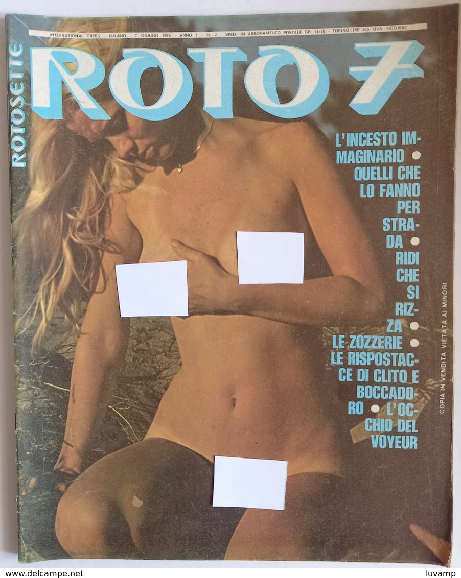 ROTO 7  - N  2   DEL  7  GIUGNO  1976 ( CARTEL 26) - Premières éditions