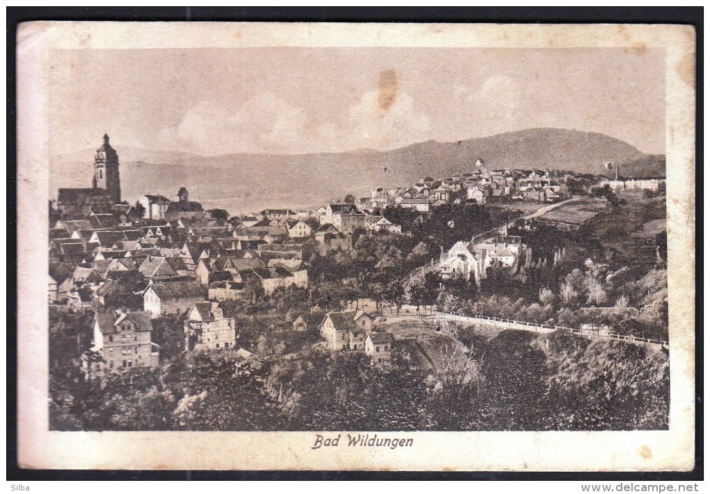 Germany Bad Wildungen 6. 6. 1925 / Panorama - Bad Wildungen