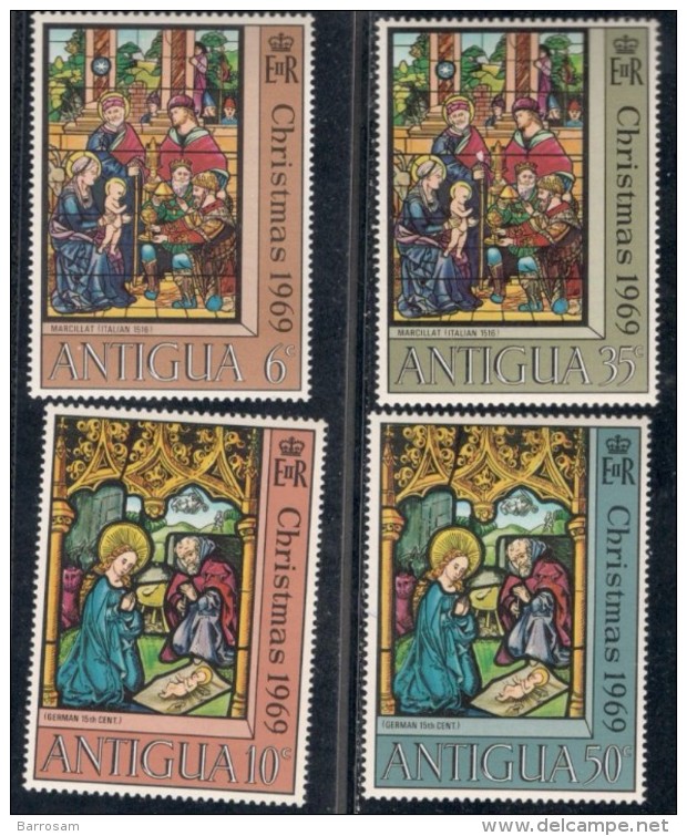 Antigua1969: CHRISTMAS Michel213-15mnh** - 1960-1981 Ministerial Government