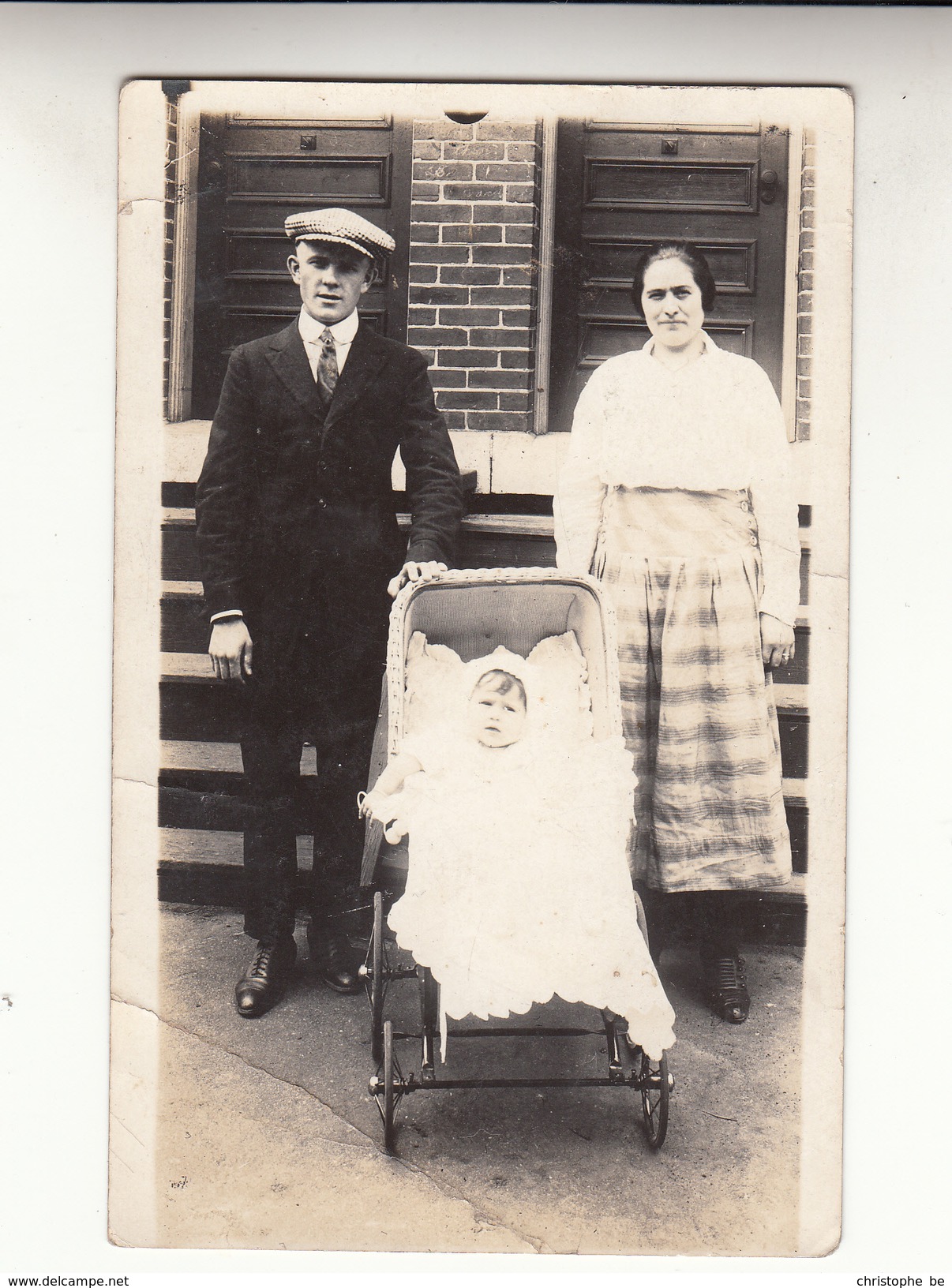 Old Photograph Of Belgian Immigrants In Lowell, Massachusetts (pk31384) - Autres & Non Classés