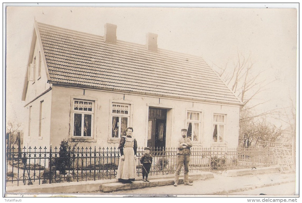 SENGWARDEN Wilhelmshaven Einzelhaus Familie Original Private Fotokarte 17.3.1912 Gelaufen - Wilhelmshaven