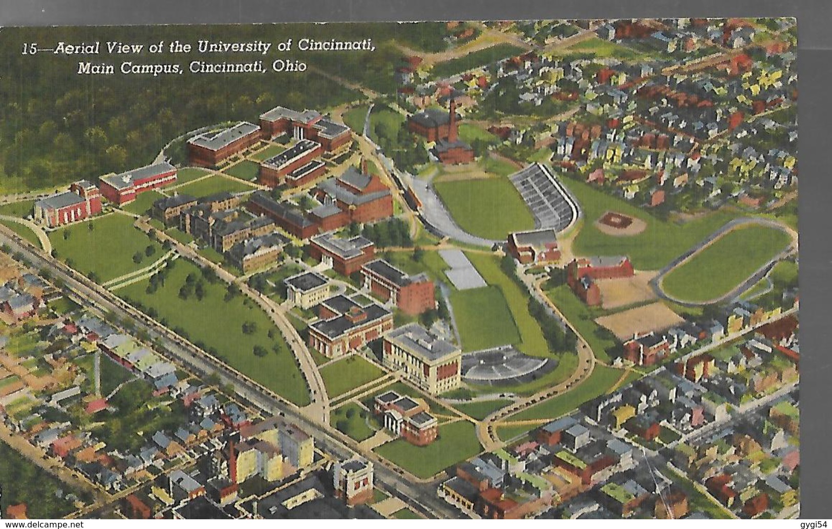 U.S.A        Ohio  Cincinnati  Aerial View  At University  Of Cincinnati - Cincinnati