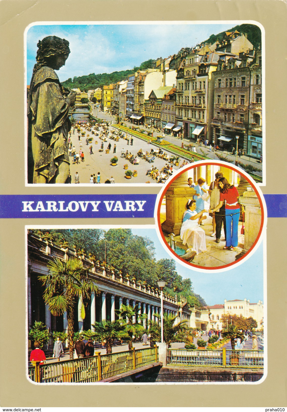 L1735 - Czechoslovakia (1976) 360 02 Karlovy Vary 2 (postcard: Spa Karlovy Vary) Tariff 30h (Film Festival K. Vary 1976) - Cinema