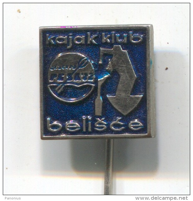 ROWING, KAYAK, CANOE - PESK, European Championship, YUGOSLAVIA, Vintage Pin Badge, Abzeichen - Aviron