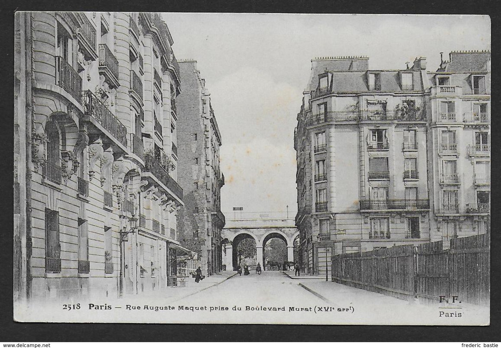 PARIS - Rue Auguste Maquet Prise Du Boulevard Murat ( XVIe Arrt ) - Arrondissement: 16