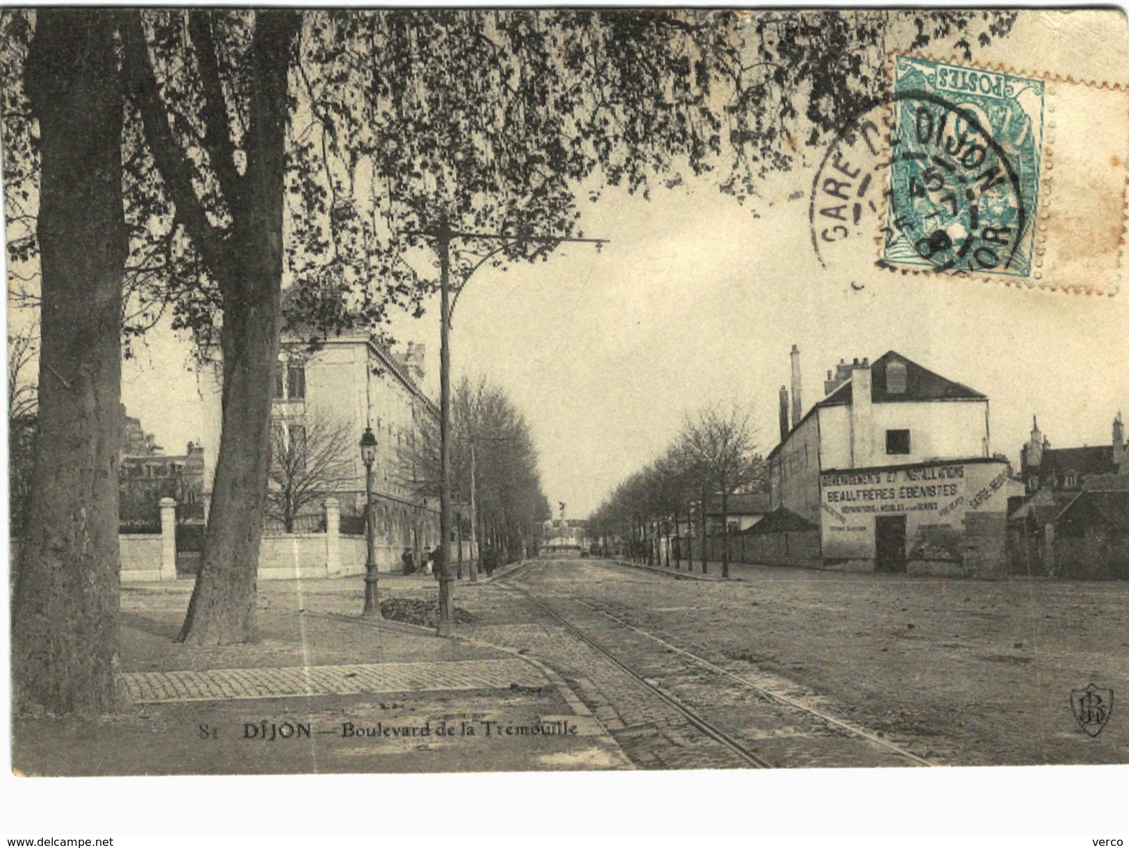 Carte Postale Ancienne De DIJON- Boulevard De La Trémouille - Dijon