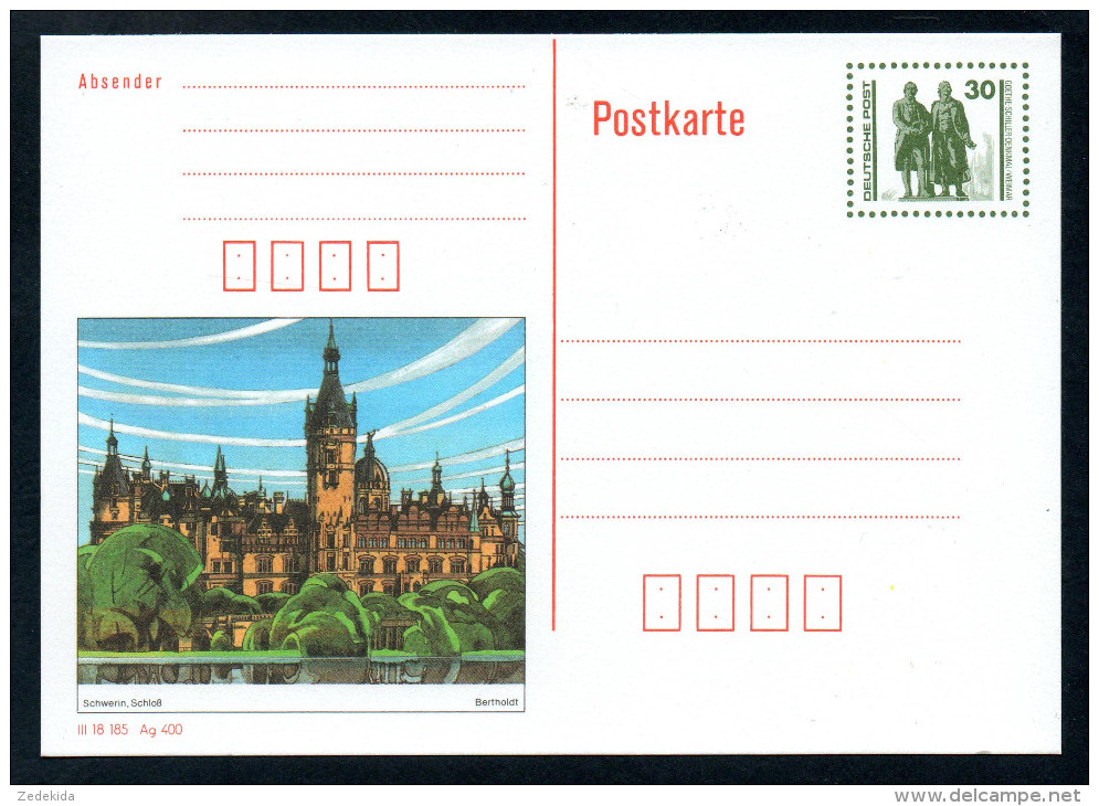 8312 - Alte Postkarte - Ganzsache - DDR TOP - Privatpostkarten - Ungebraucht